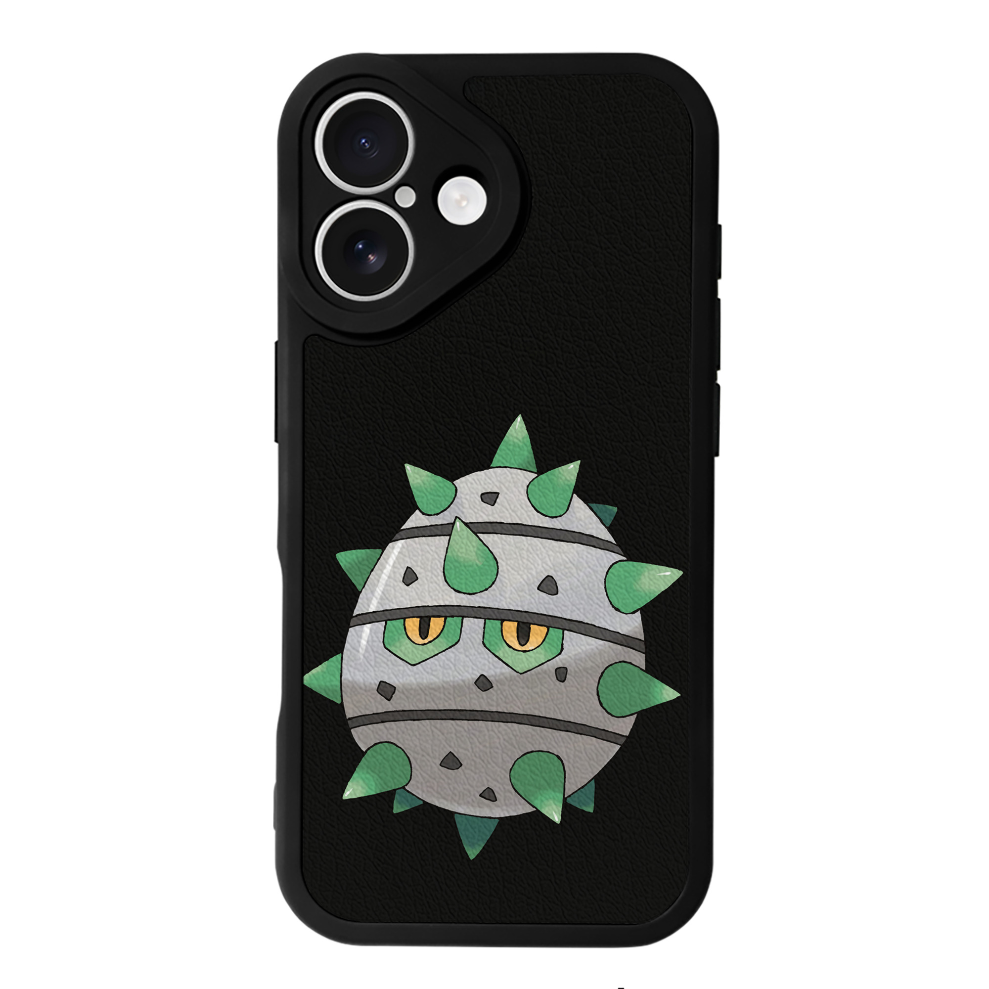 （画像用） ポケットモンスター Pokémon 【iPhone 16シリーズ対応】シリコンスマホケース（レザー調） 材質：シリコン